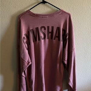 Gymshark long sleeve wash faded workout shirt
